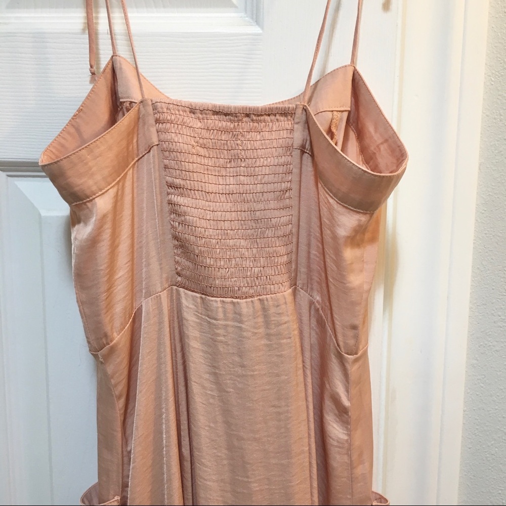 Urban Outfitters Blush Midi Button Up Dress Sz XS - Picture 4 of 6